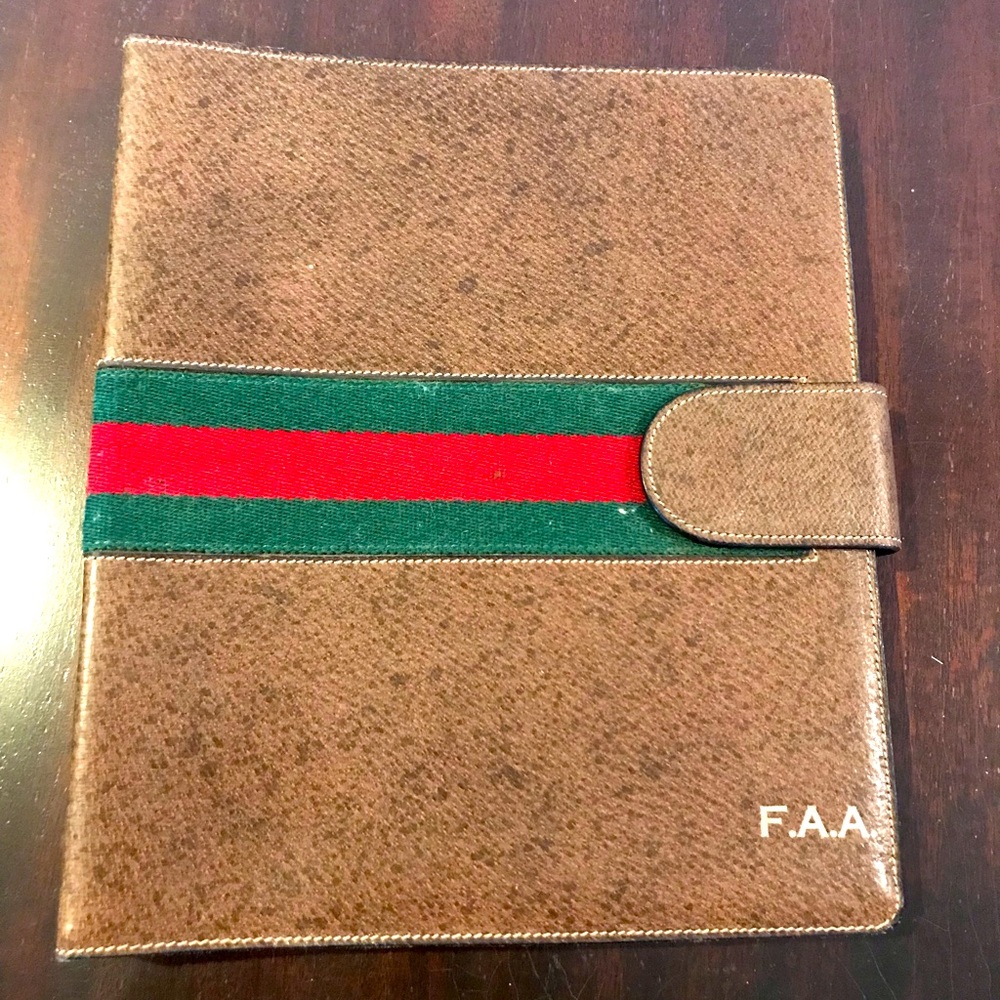 Vintage Gucci address book